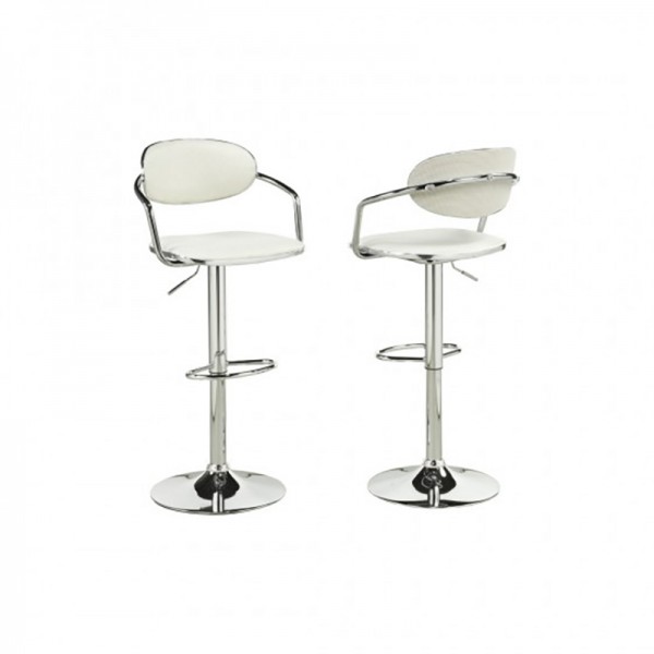 ADJ. BAR STOOL WHITE